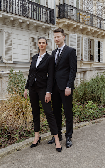 tailleur noir Paris