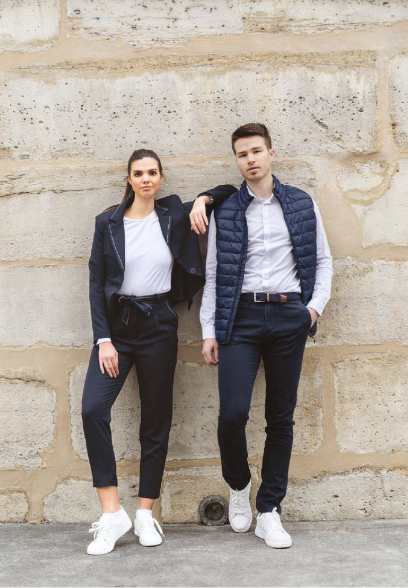 tailleur bleu marine DEAUVILLE