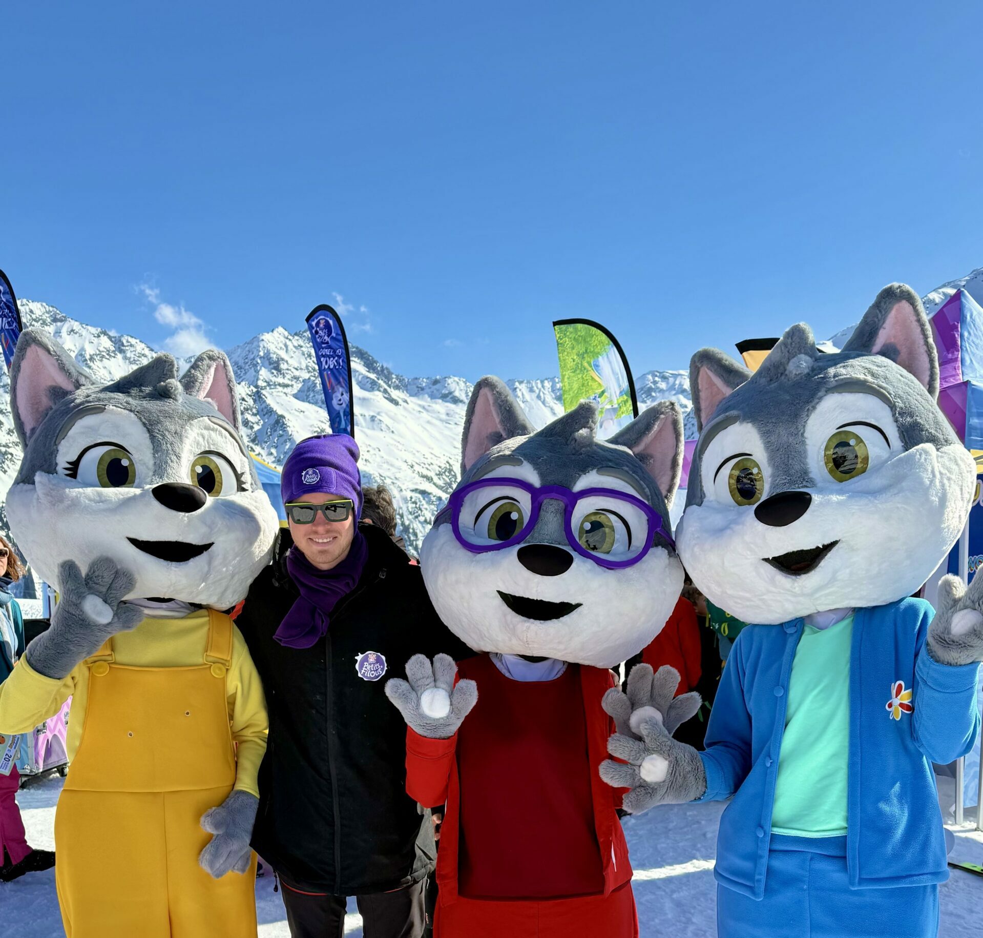 Tournée au ski Petit Filou : Animation terrain et dégustation en station